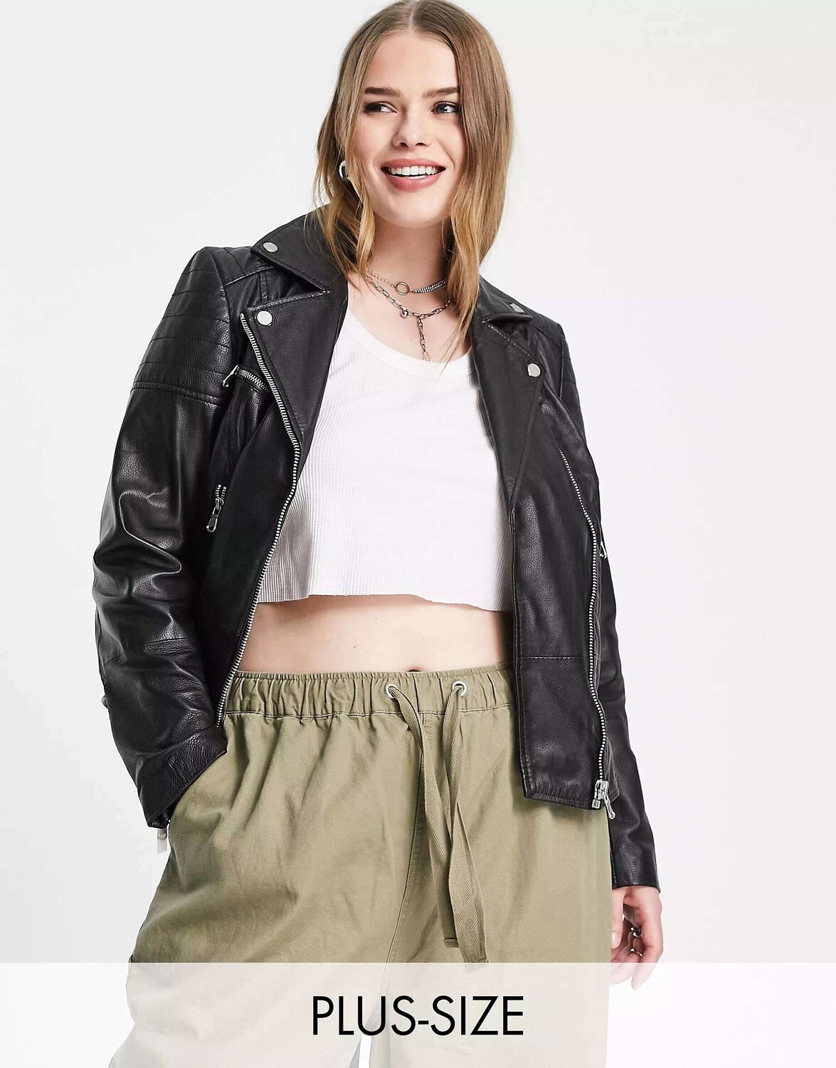 

Кожаная куртка Barney's Originals Plus Clara Barneys Originals