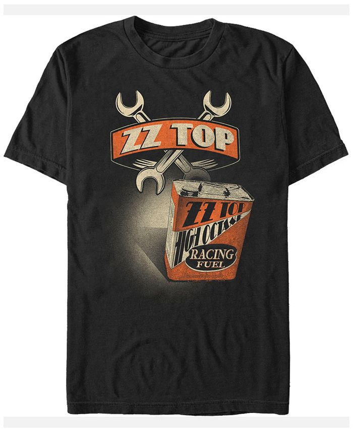 Мужская футболка с короткими рукавами и логотипом ZZ Top Racing Fuel Oil Can Fifth Sun, черный цена и фото