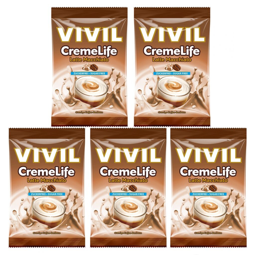 

Конфеты Vivil Creme Life Latte Macchiato без сахара 110г, 5 шт.