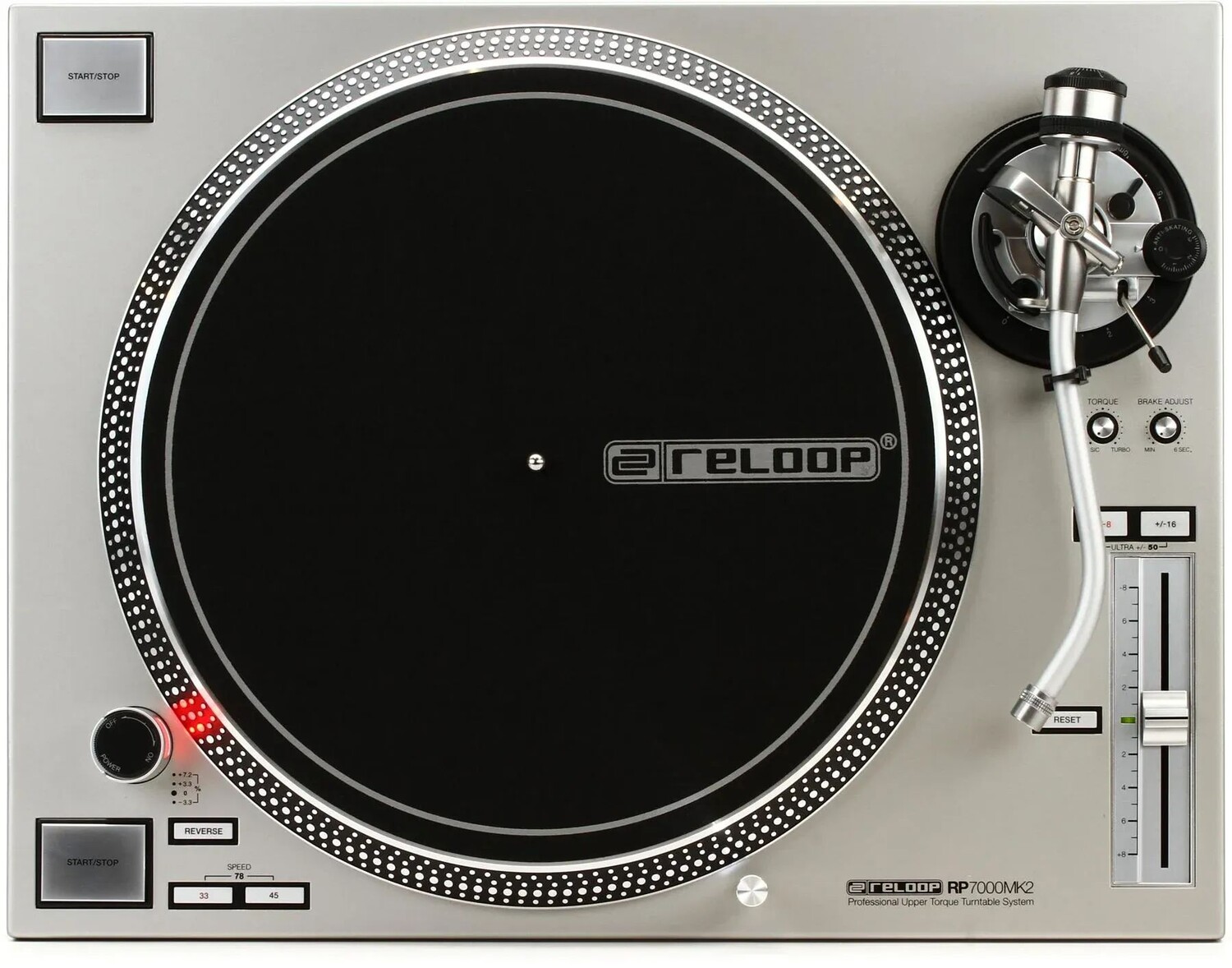 

Проигрыватель с прямым приводом Reloop RP-7000 MK2 — серебристый