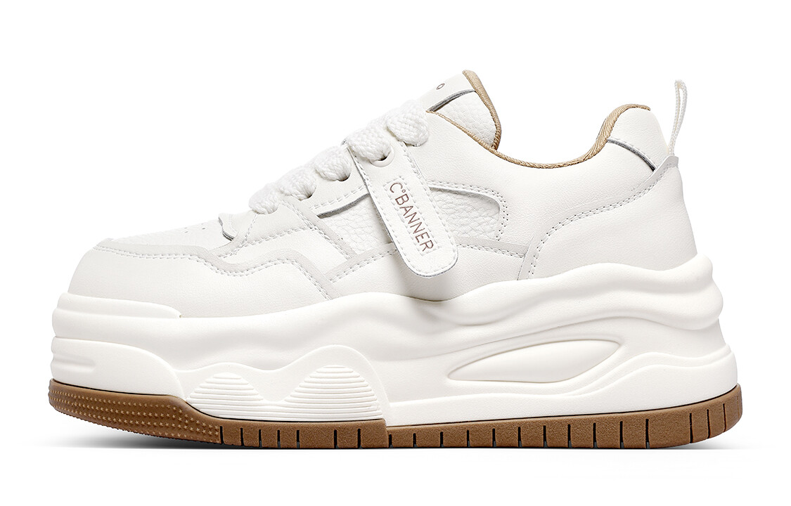 

Кроссовки C°BANNER Skateboarding Shoes Women's Low-top, цвет Off White