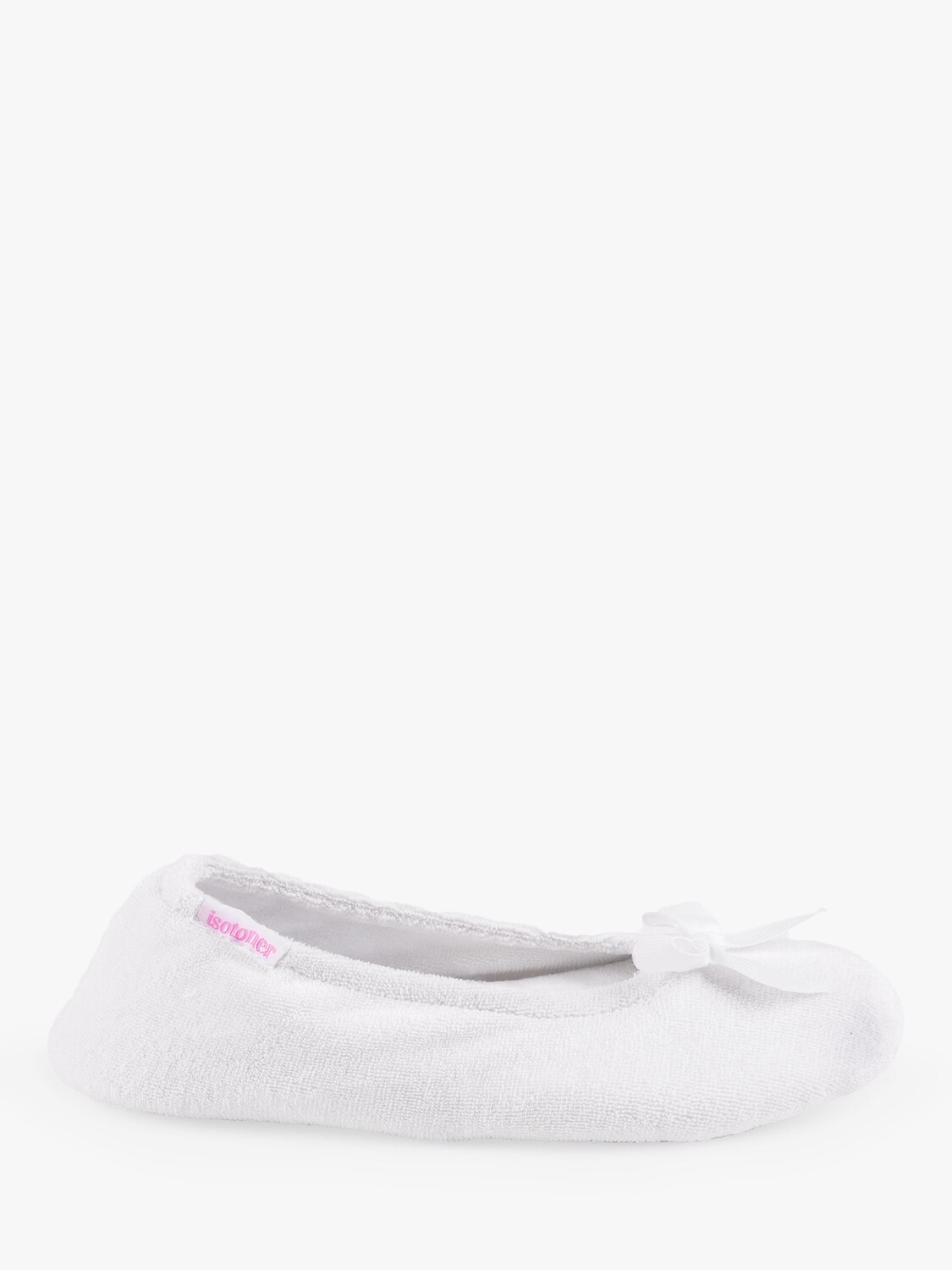 

Терри Балерины Тапочки totes, белый