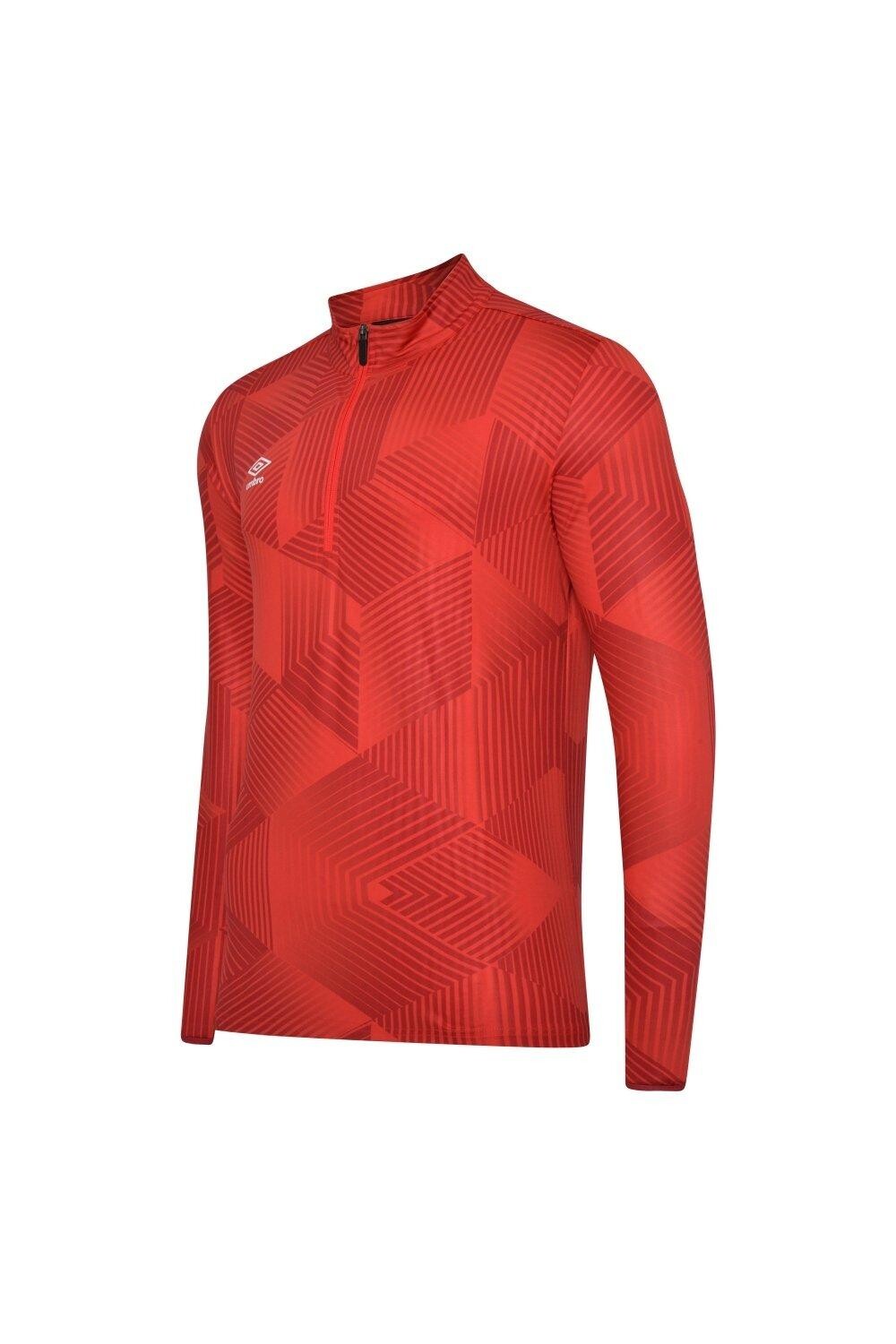 

Тренировочный топ с молнией максимум 1/4 Umbro, красный