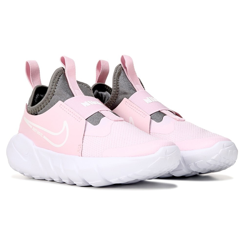 

Детские кроссовки без шнуровки Flex Runner 2 Little Kid Nike, розовый