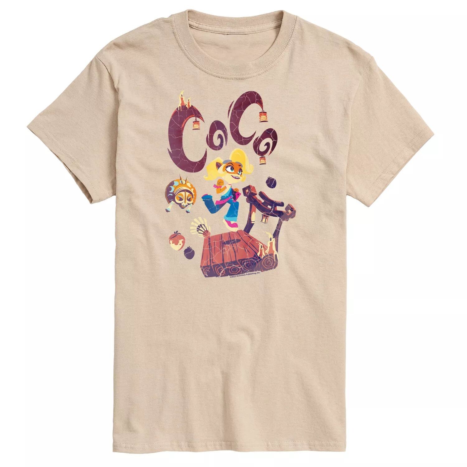 

Мужская футболка Crash Bandicoot Coco Licensed Character
