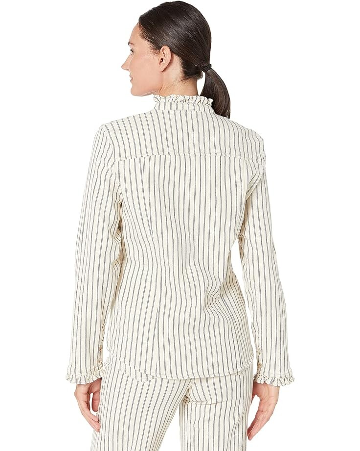 

Куртка NYDJ Ruffle Detail Denim Jacket, цвет Marin Stripe