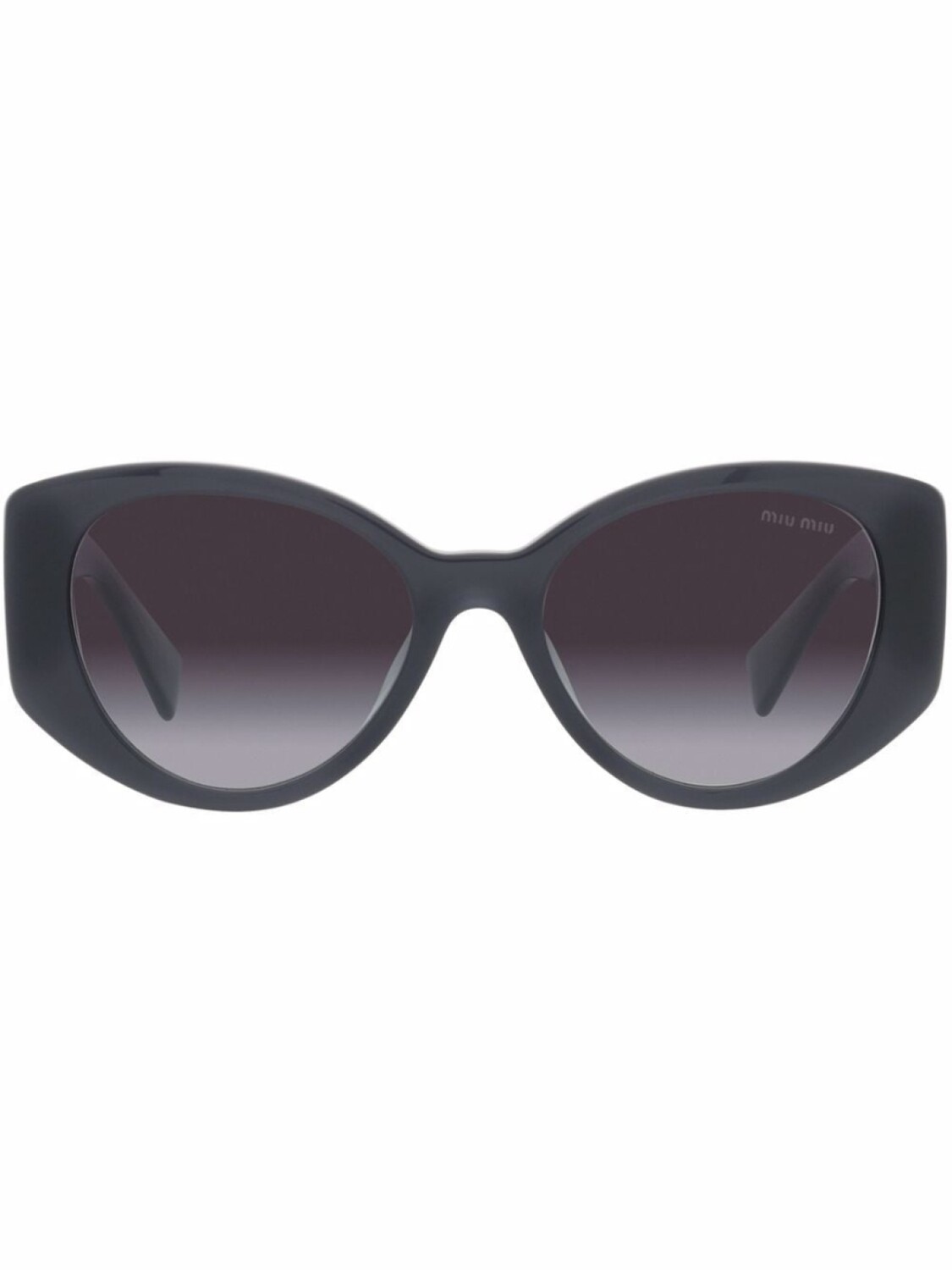 

Солнцезащитные очки в оправе 'кошачий глаз' Miu Miu Eyewear, серый