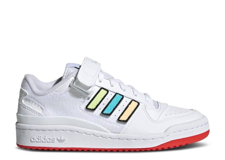 

Кроссовки Adidas FORUM LOW J 'REMOVEABLE STRIPES', белый