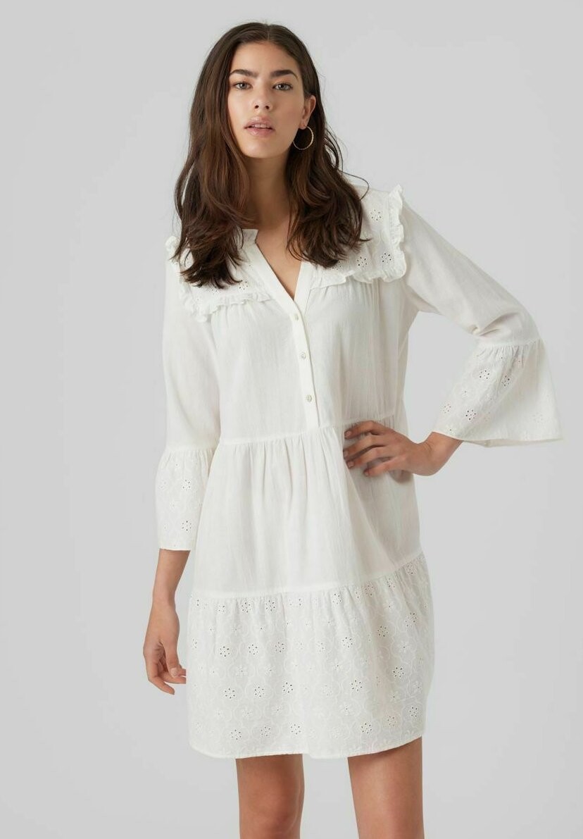 

Платье-рубашка Vero Moda, белый