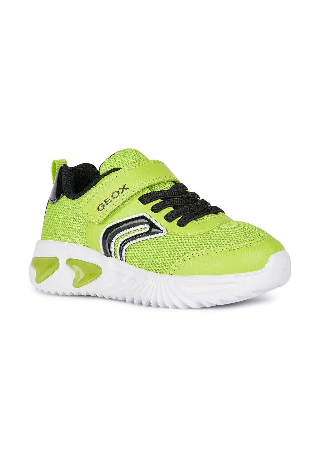 

Кроссовки низкие ASSISTER Geox, цвет lime black