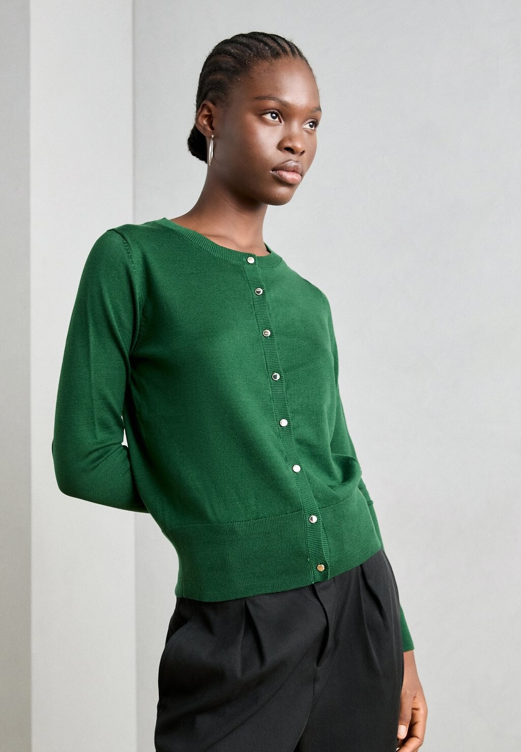 

Вязаный жакет CARDIGAN ANNA Lindex, зеленый