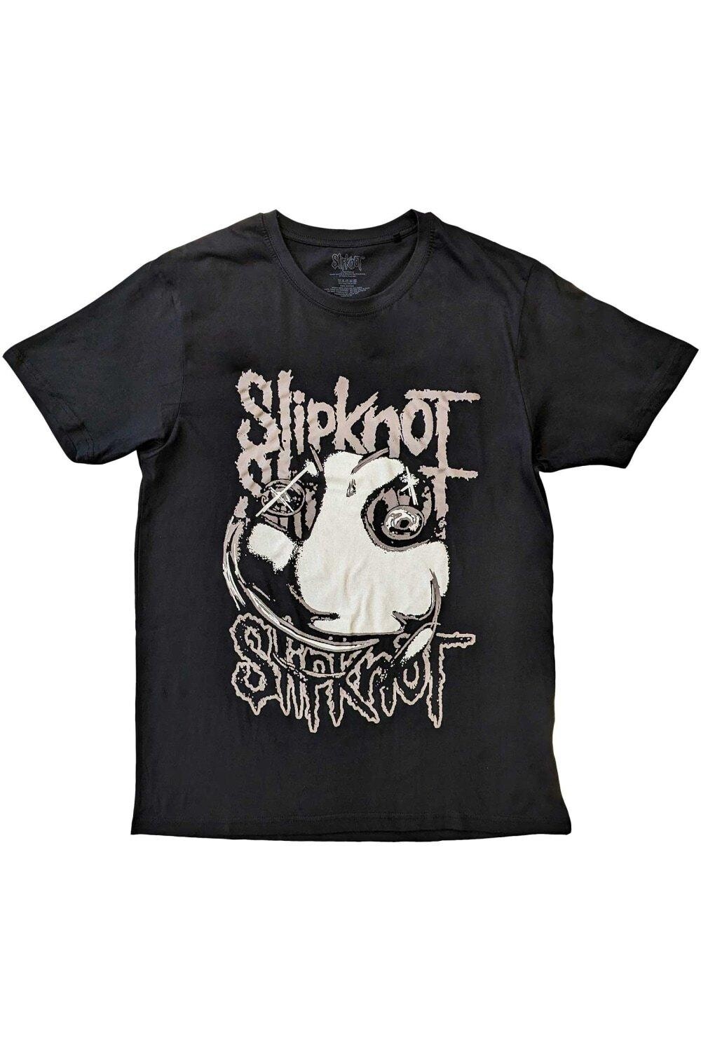 

Футболка с принтом на спине «Маггот» Slipknot, черный