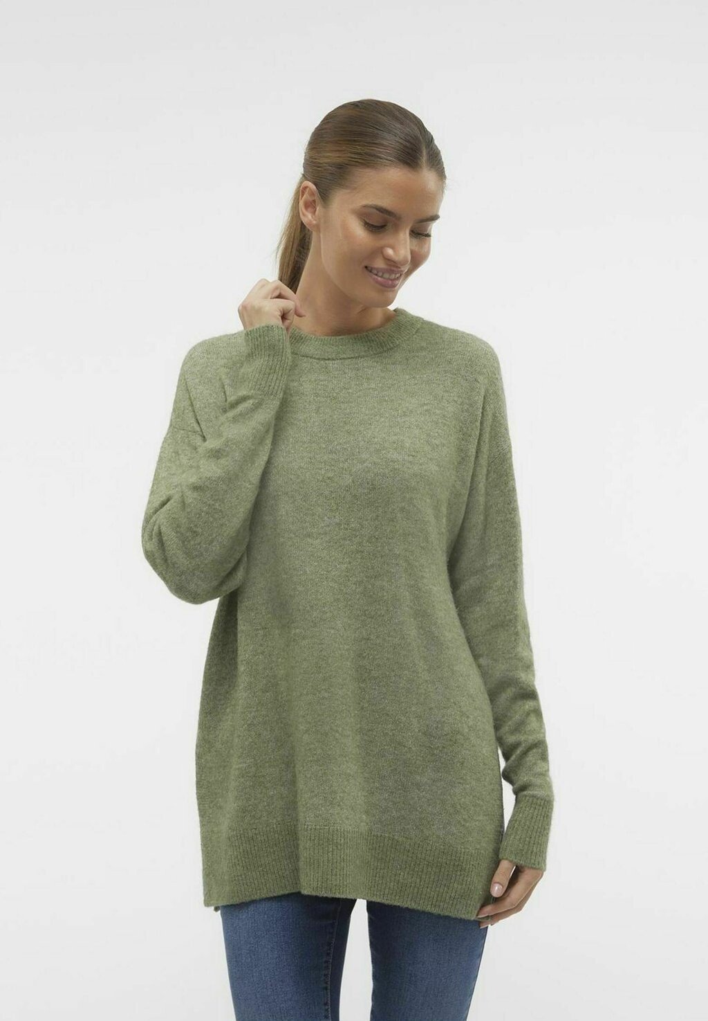 

Свитер Vmfiluca Ls O-Neck Vero Moda, цвет hedge green