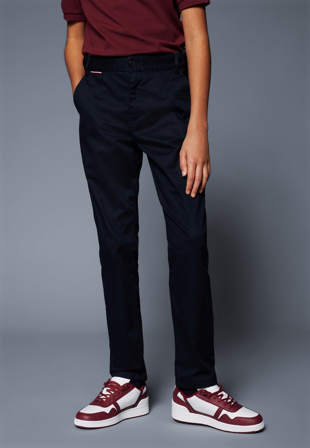 Чино PANTS Tommy Hilfiger, цвет desert sky чино slim straight tommy hilfiger curve цвет desert sky