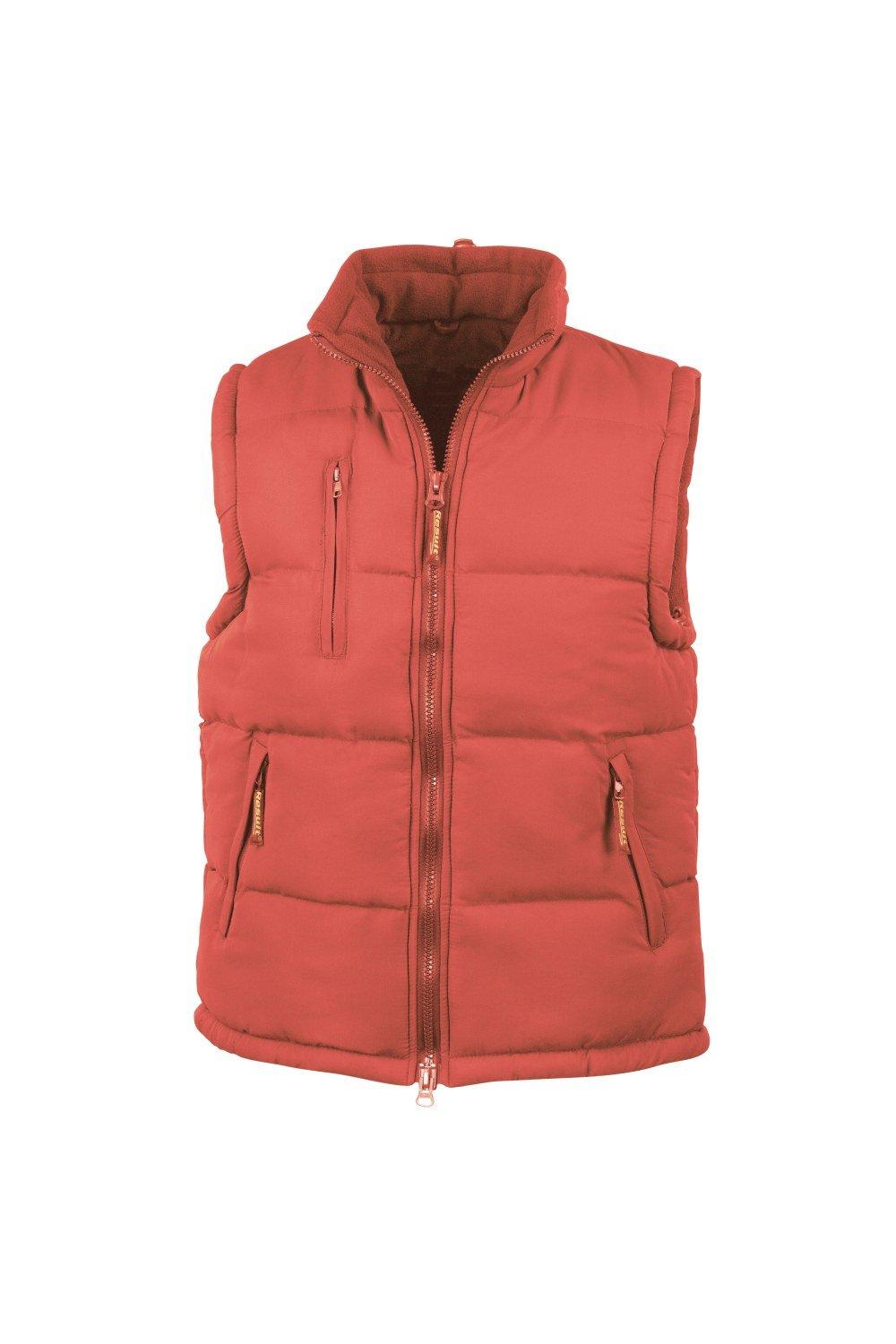 Водоотталкивающая ветрозащитная куртка с ультрамягкой подкладкой для тела Result, красный