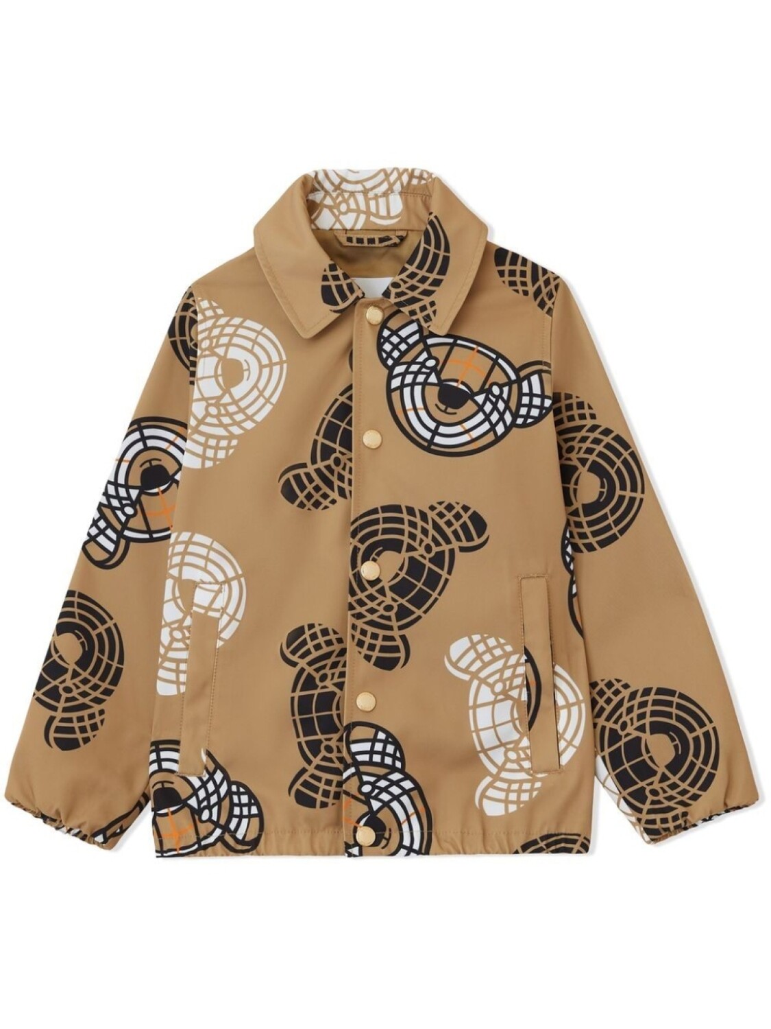 

Burberry Kids куртка с принтом Thomas Bear, коричневый