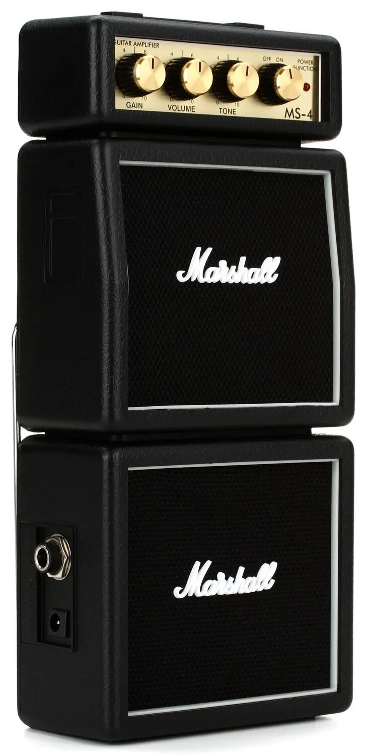 

Микростек Marshall MS-4, 1 Вт, с батарейным питанием — черный