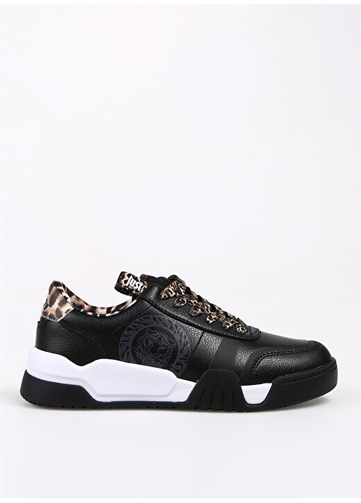 

Черные женские кожаные кроссовки 75RA3SA2ZP378899 Just Cavalli, черный