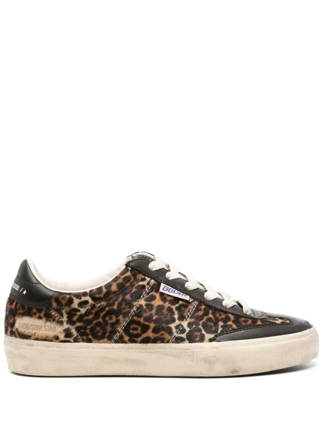 

Golden Goose кеды Soul Star с анималистичным узором, коричневый
