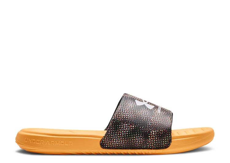

Кроссовки Under Armour ANSA GRAPHIC SLIDE 'BLACK ORANGE ICE', черный