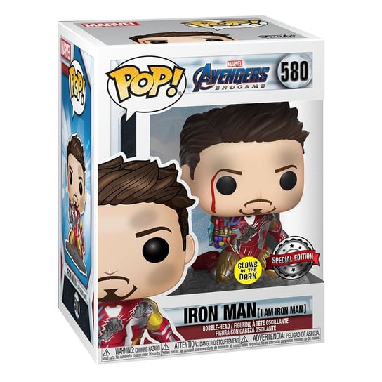 

Funko POP! Марвел, коллекционная фигурка, Финал Мстителей, Железный Человек, Свечение