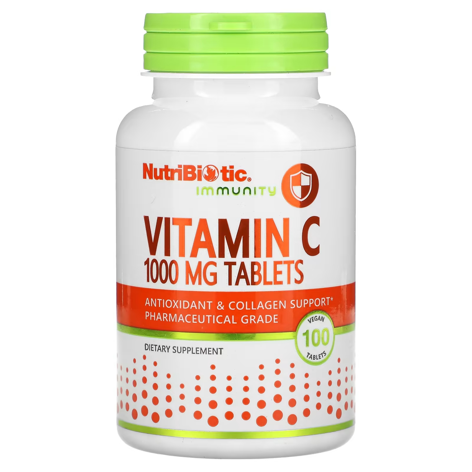 Витамин С NutriBiotic Immunity 1000 мг, 100 веганских таблеток