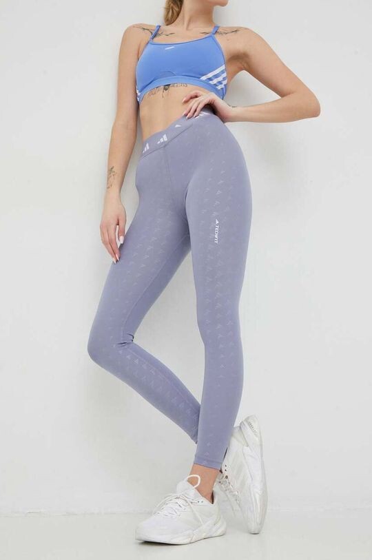 

Леггинсы для тренировок Techfit Brand Love adidas, фиолетовый