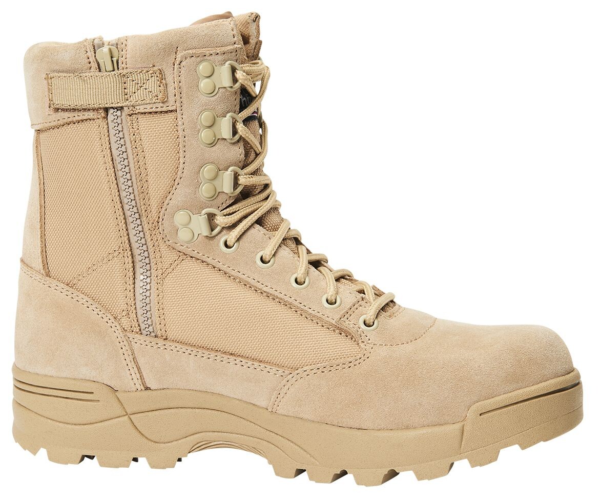 Сапоги Brandit Tactical Boots Zipper, бежевый