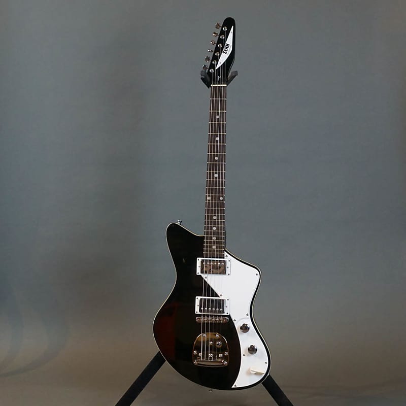 Электрогитара Eastwood Jeff Senn Model One Electric Guitar Black фотографии