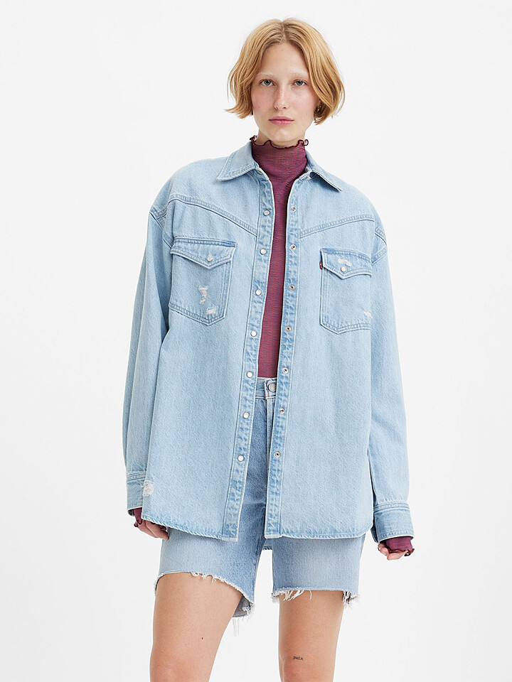 

Блуза Levi´s Jeanshemd Dorsey, светло-синий