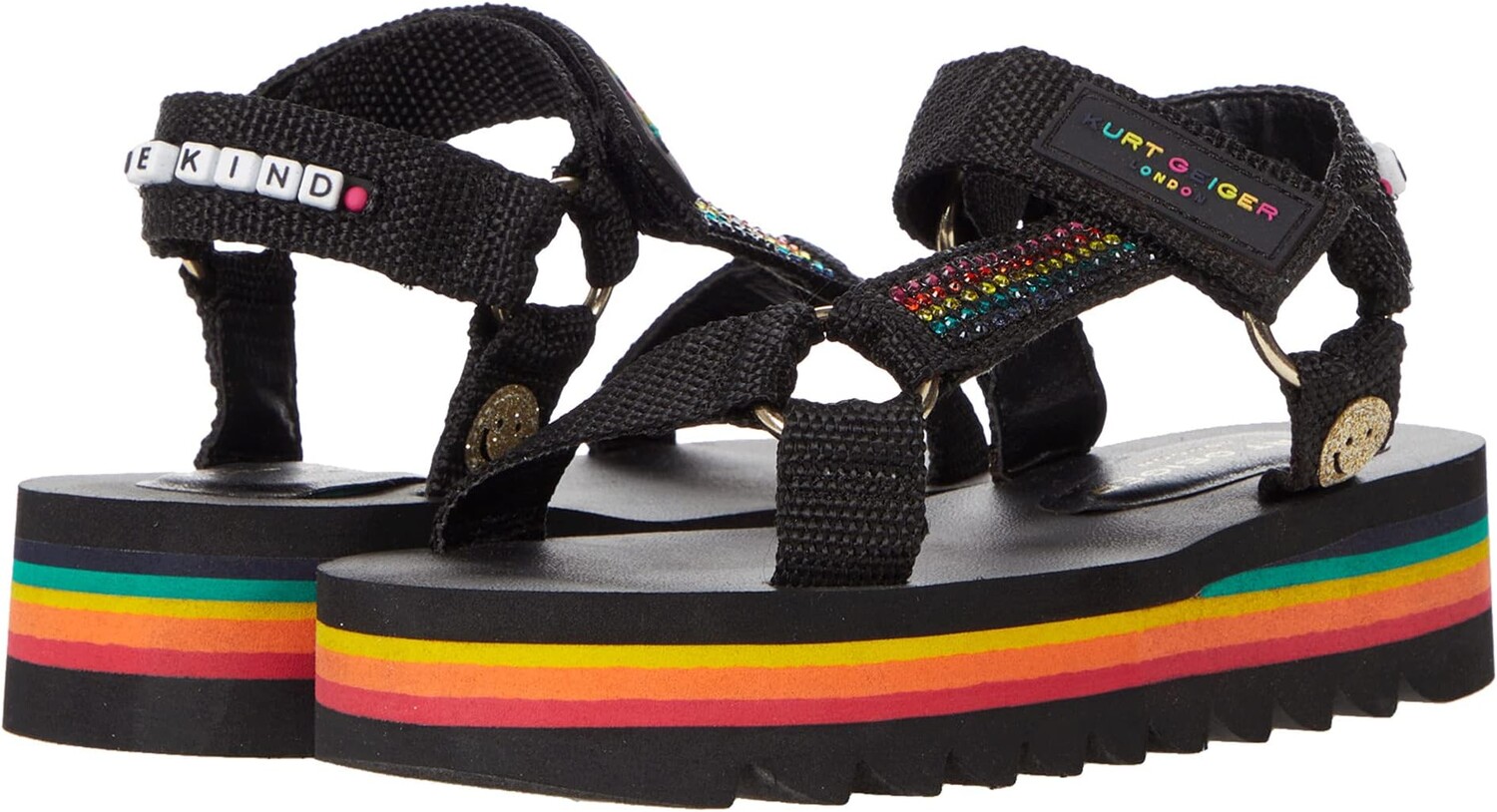 

Сандалии на плоской подошве Mini Olivia Kurt Geiger London, мульти