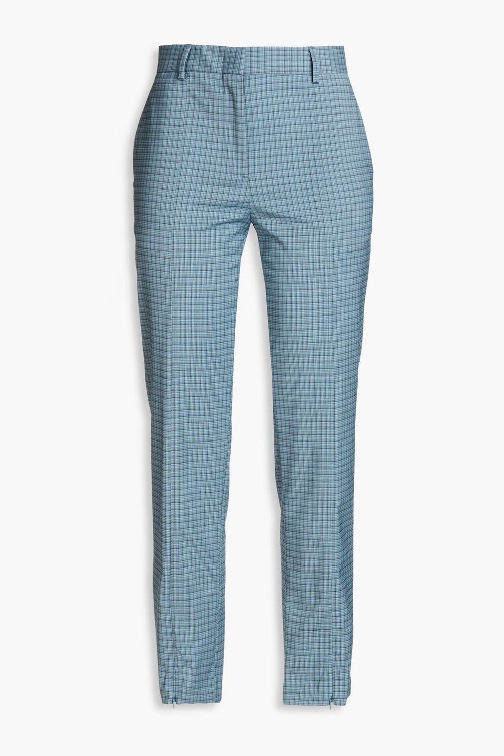 

Зауженные брюки в клетку из смесовой шерсти Paul Smith, цвет Slate blue