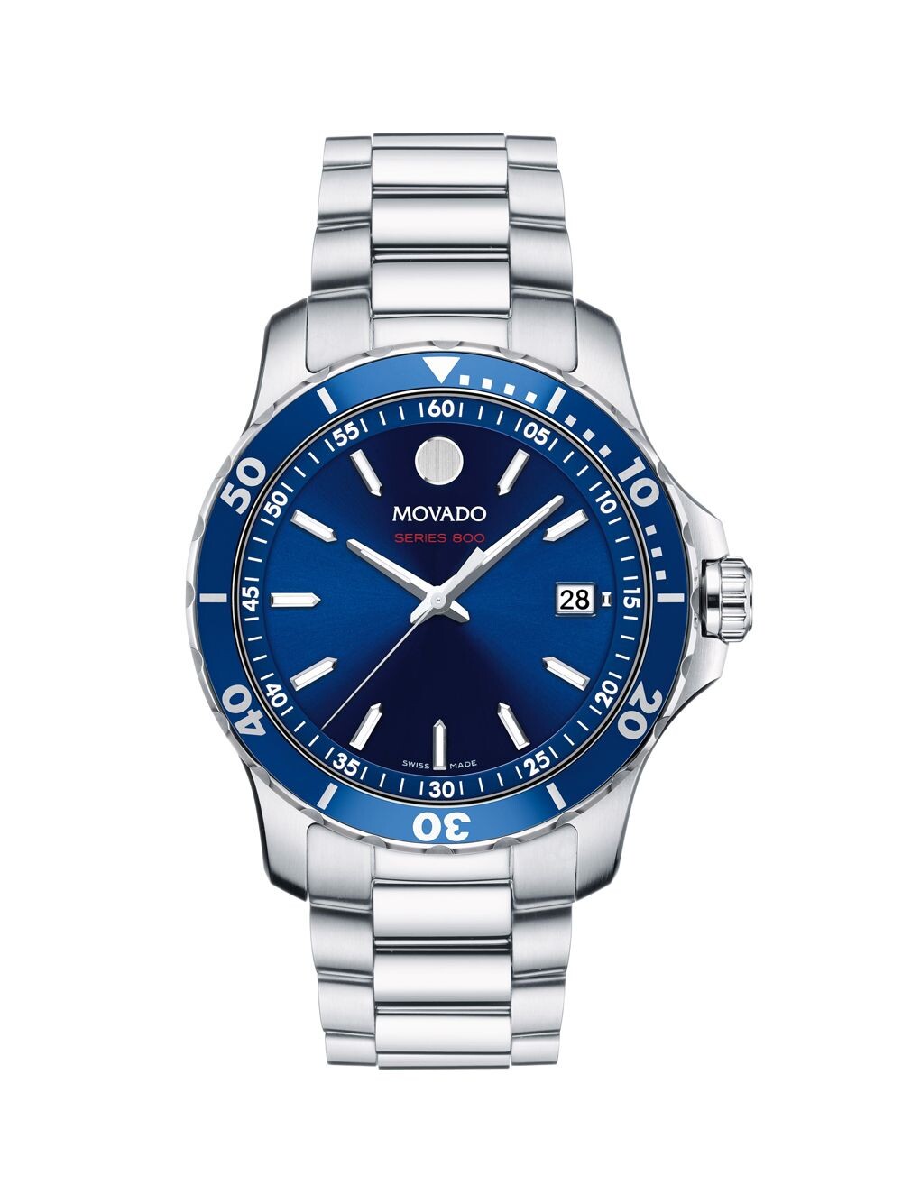 

Часы-браслет из нержавеющей стали серии 800/40 мм Movado, зеленый