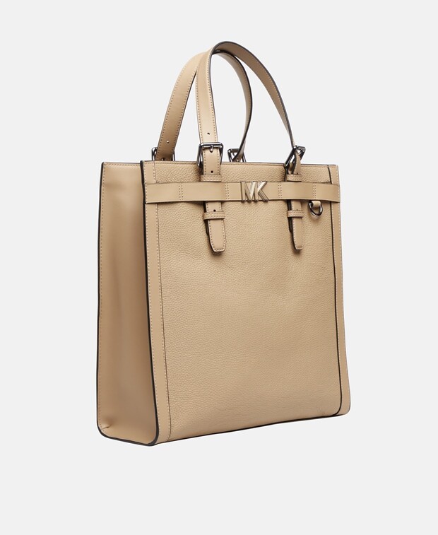 

Кожаная сумка-тоут Michael Michael Kors, кэмел