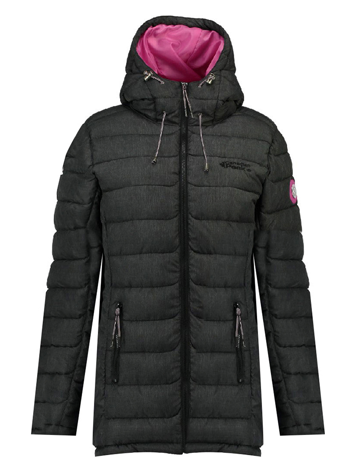 Стеганая куртка Canadian Peak, антрацит стеганая зимняя куртка ardent canadian peak серый