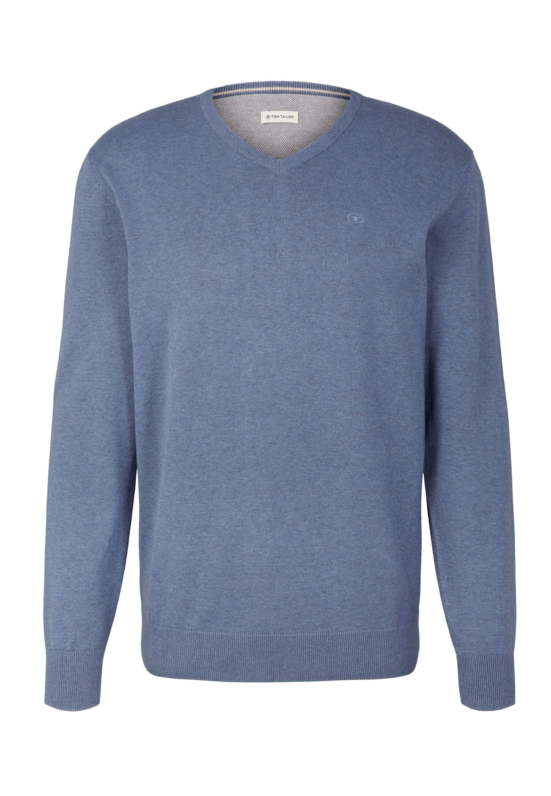 Пуловер Tom Tailor, синий