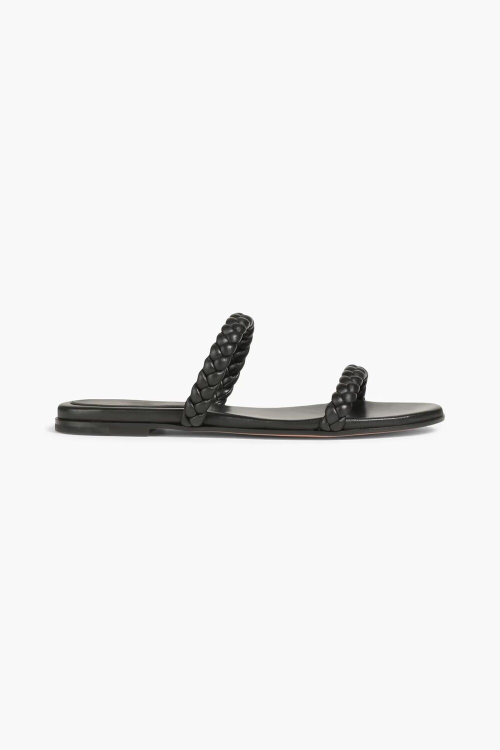 

Шлепанцы Marley из плетеной кожи Gianvito Rossi, черный