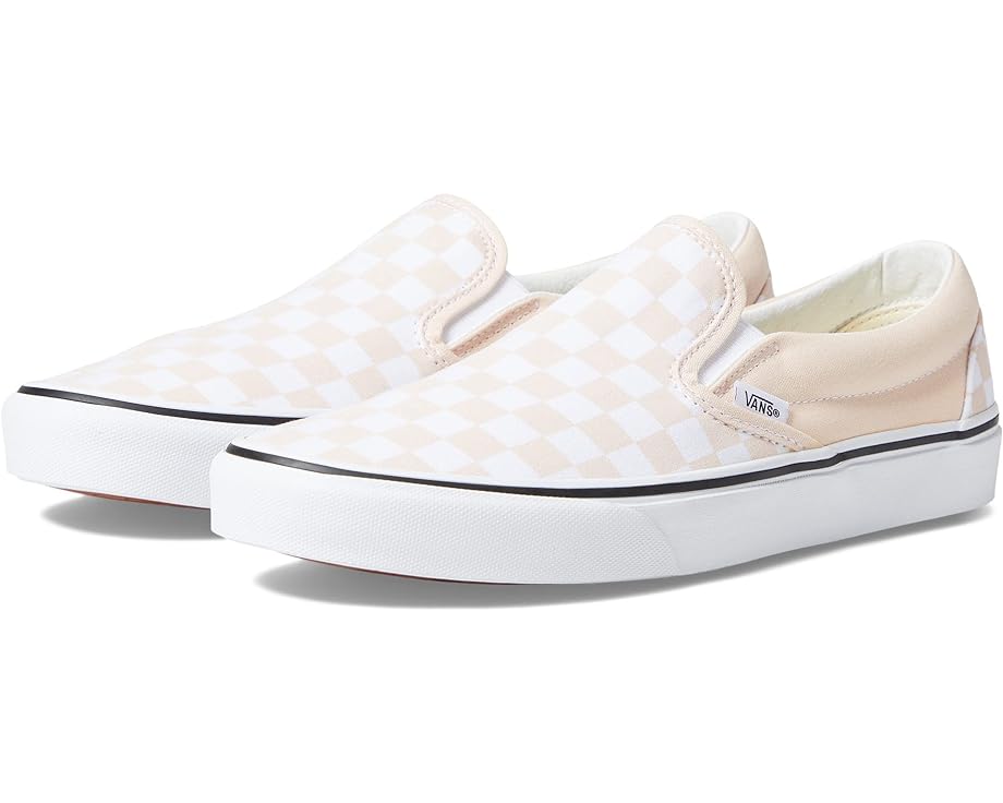 Кроссовки Vans Classic Slip-On, цвет Color Theory Checkerboard Peach Dust plaid mixed color checkerboard pattern men