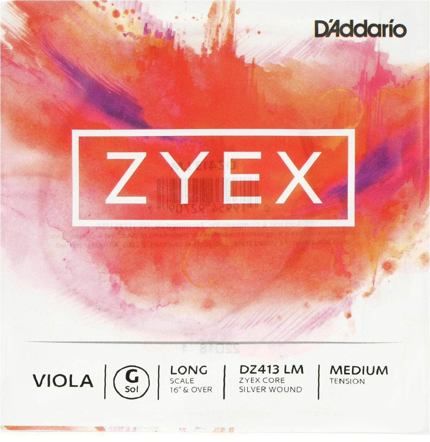 

D'Addario DZ413 Zyex Viola G Струна - Длинная мензура