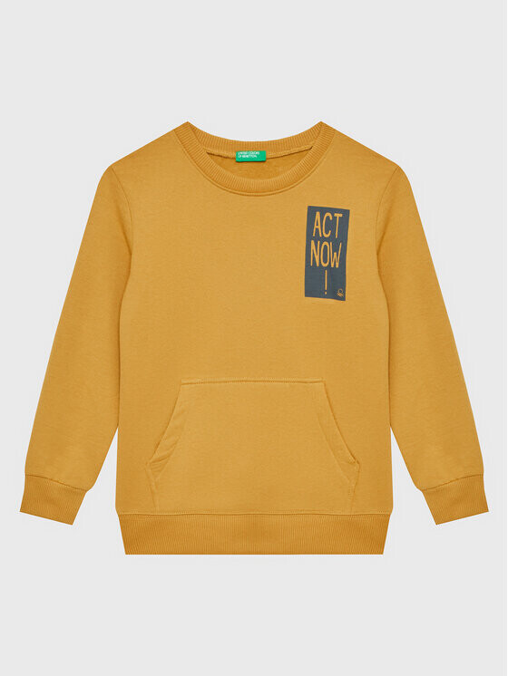 

Толстовка обычного кроя United Colors Of Benetton, желтый