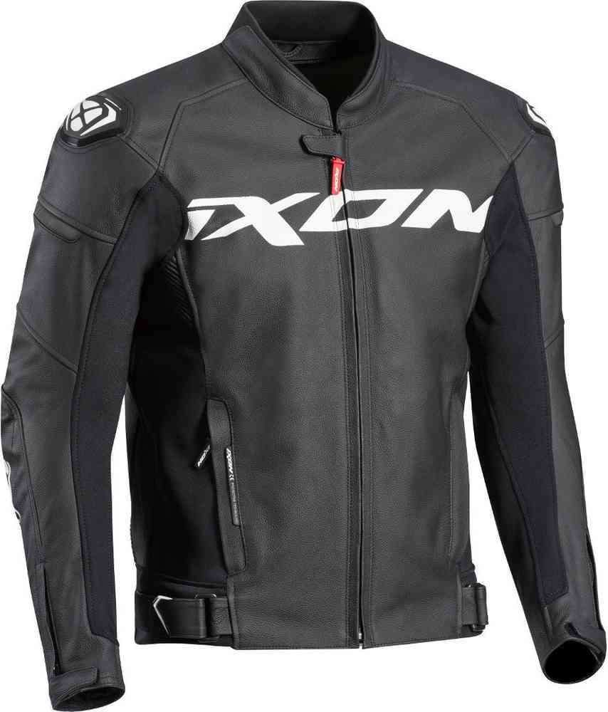 Мотоциклетная кожаная куртка Sparrow Ixon, черно-белый