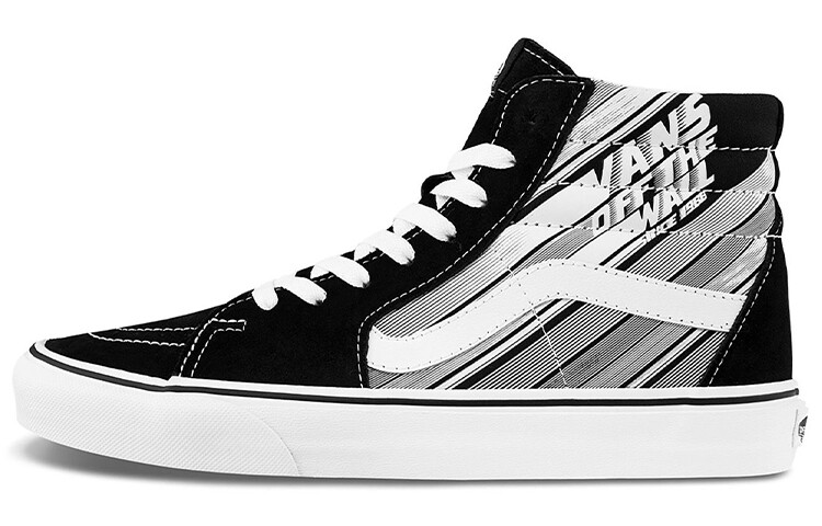 

Туфли для скейтбординга унисекс Vans SK8 HI Черный/Белый
