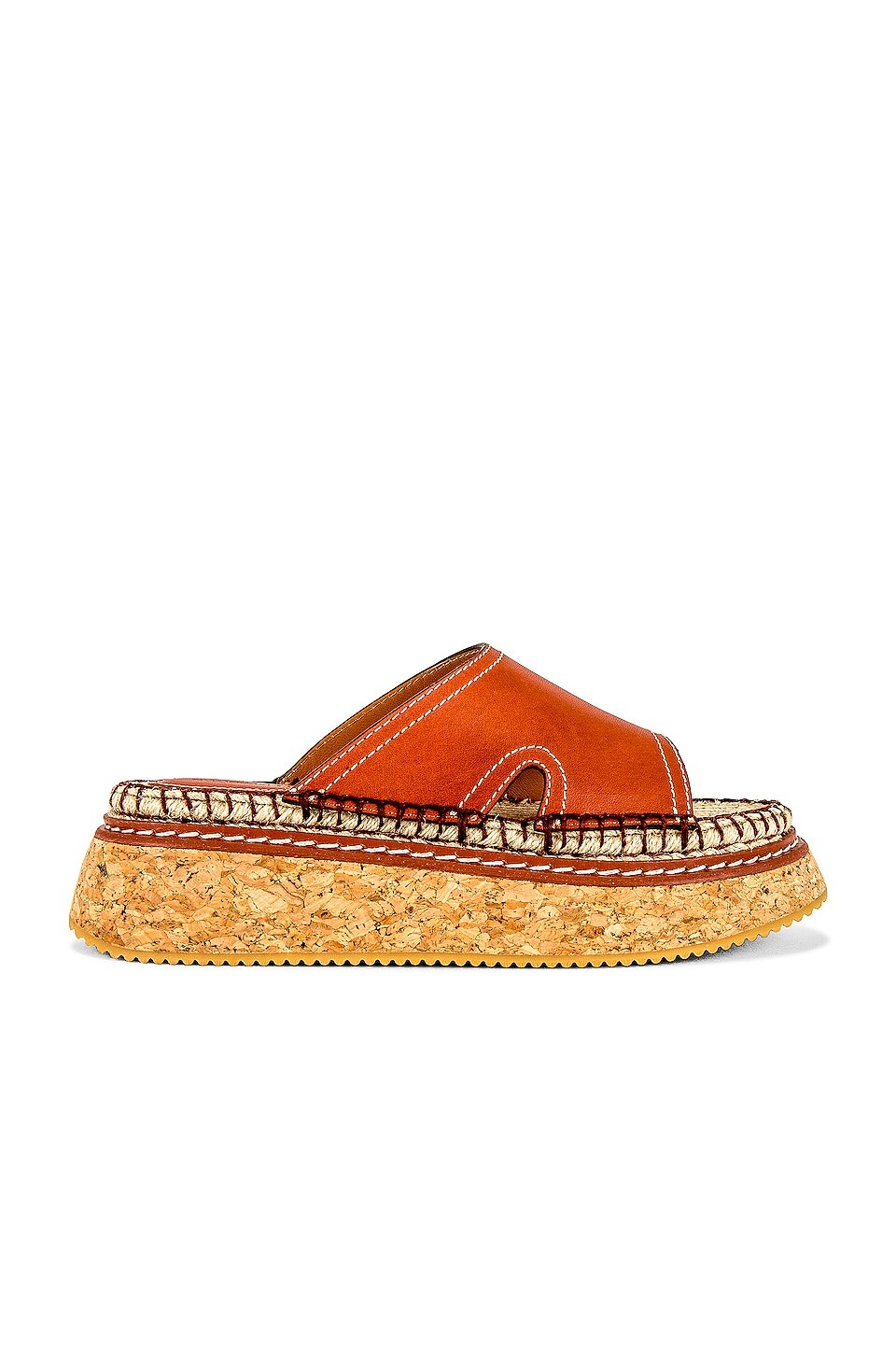 

Шлепанцы Zimmermann Flatform Espadrille, цвет Brandy