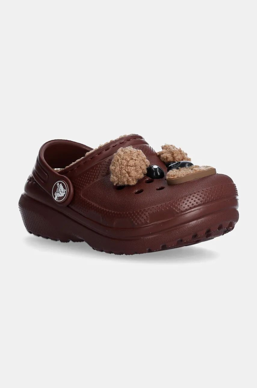 

Детские тапочки Crocs CLASSIC LINED IAM BROWN BEAR CLOG, коричневый