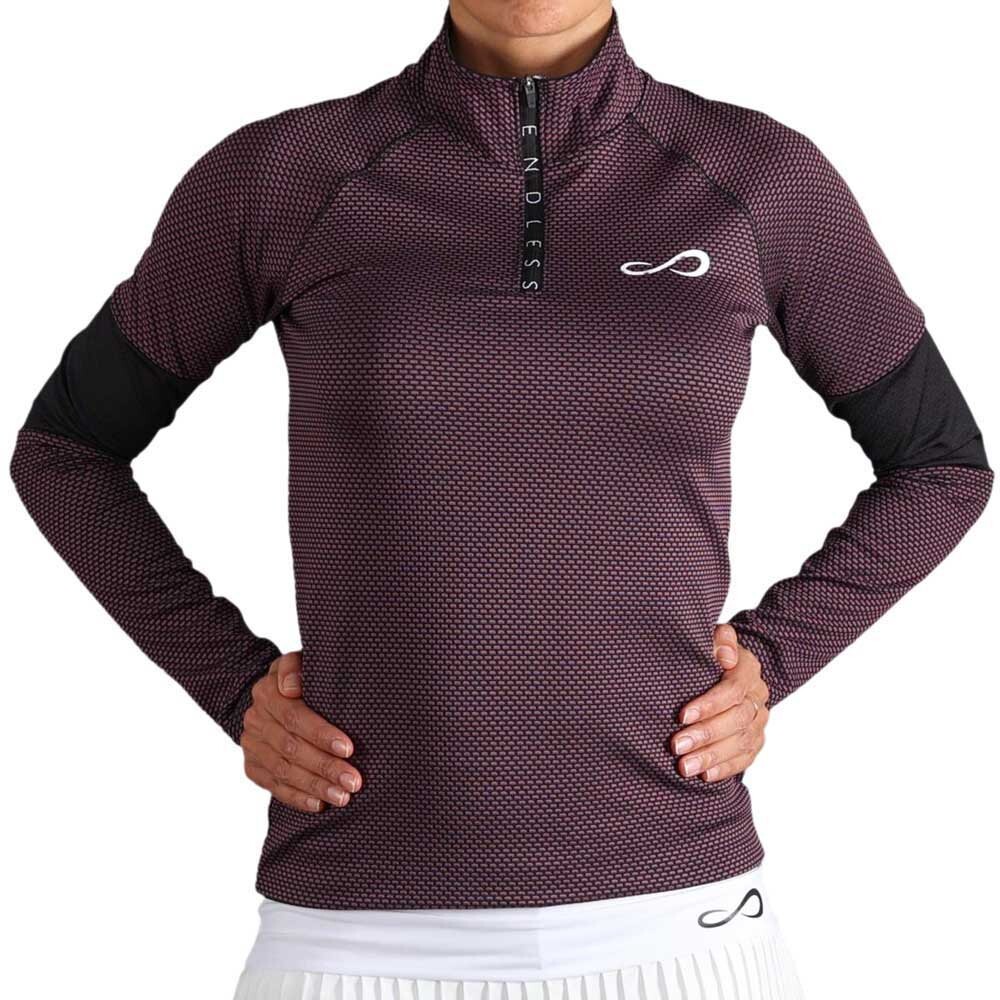 

Толстовка Endless Kirsch Iconic Half Zip, фиолетовый