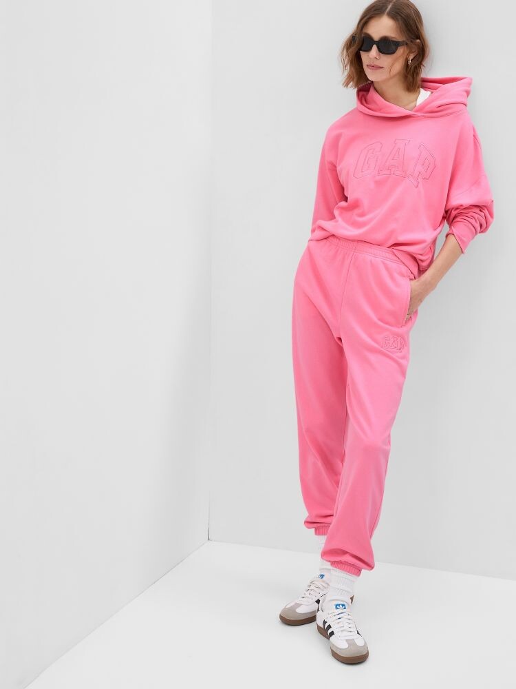 

Винтажные мягкие спортивные брюки с логотипом Gap, розовый