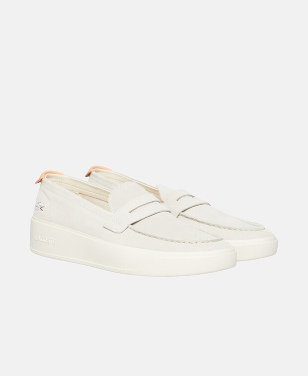 

Лоферы Lacoste, светло-серый