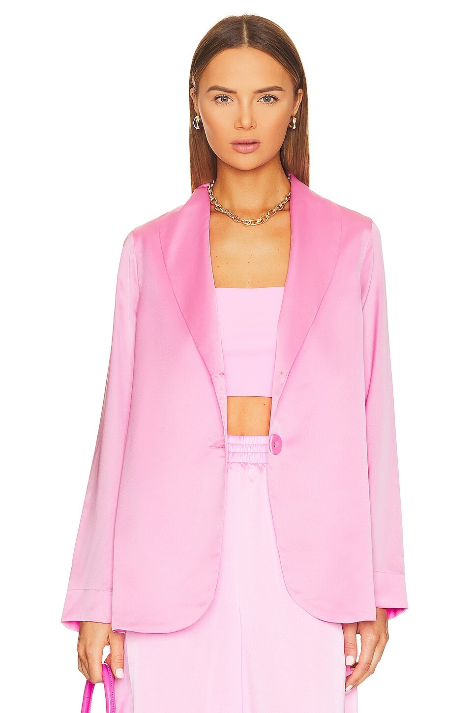

Блейзер Show Me Your Mumu Felixx, цвет Pink Luxe Satin