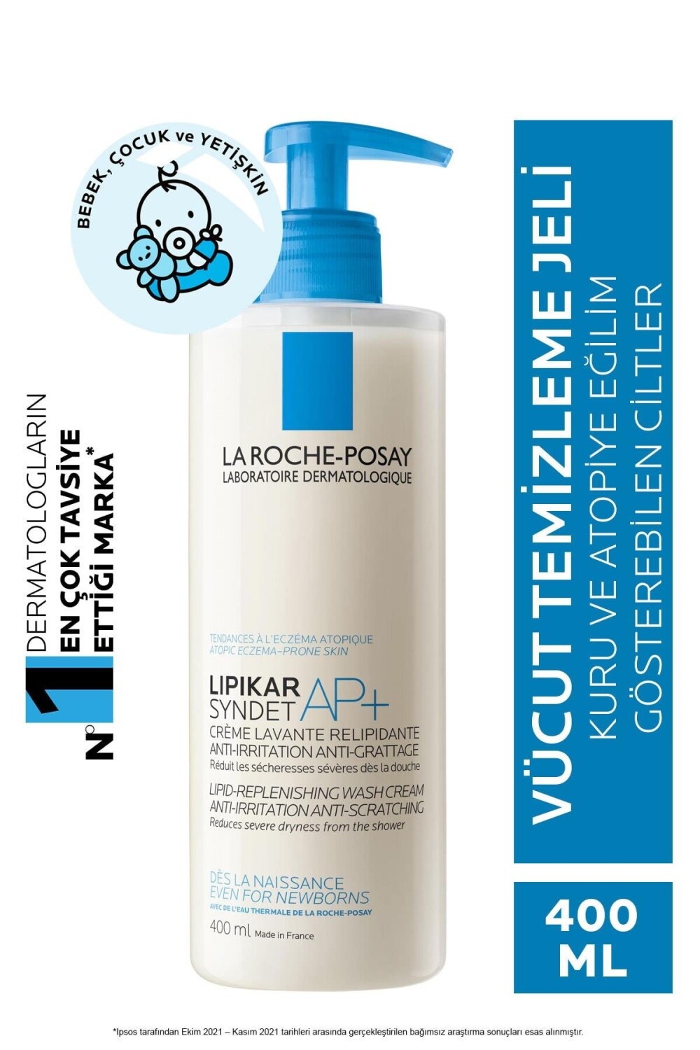 

Гель для мытья тела La Roche Posay Lipikar Syndet AP+ 400 мл