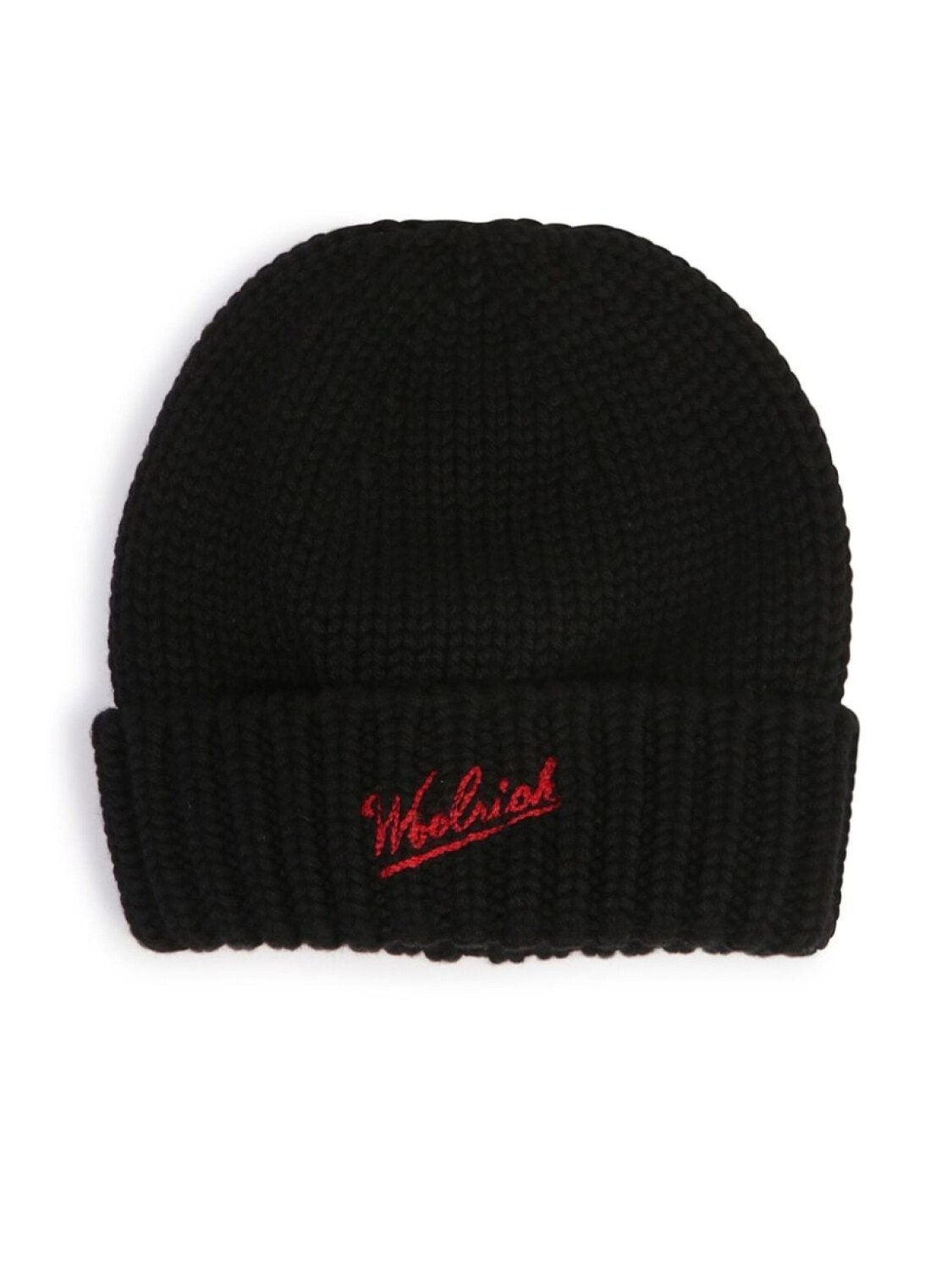 

Woolrich Kids шапка с вышитым логотипом, черный